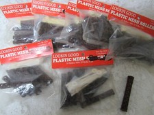 Vintage Plastic Mesh Rollers with Pins/ Picks 7-10 Packs - LOT NOS