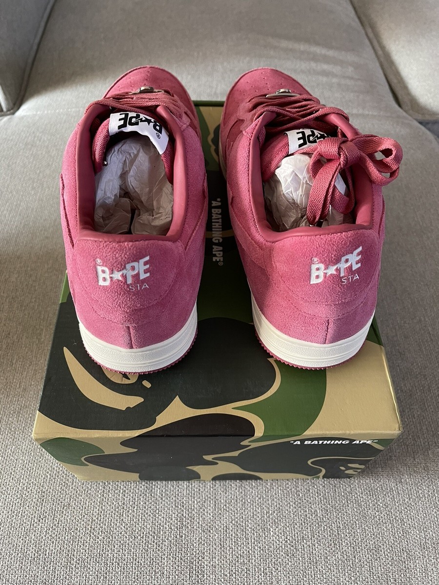 A Bathing Ape Men's Bape Sta Low Size 11 Pink | eBay