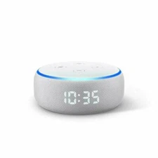 Echo Dot (3rd Gen) | Smart speaker with clock and Alexa | Sandstone