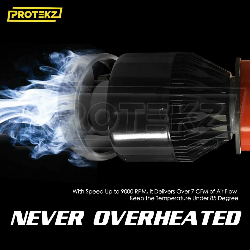 Protekz LED Headlight Kit 2 Bulbs CREE H7 6000K for 2017 - 2019 Volvo Xc90 - Image 4 of 4