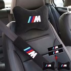 4 PACK Car Seat Belt Shoulder Cushion Pad Neck Pillow BMW 1 2 3 4 5 6 7 M Power