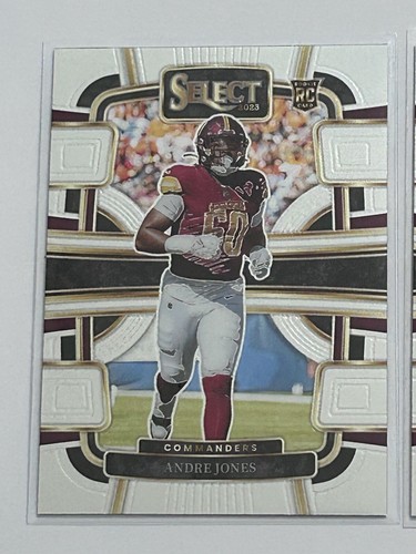 Washington Commanders 2023-24 Select Rookie RC Lot of 2 Rodriguez Jr Andre Jones - Afbeelding 2 van 15