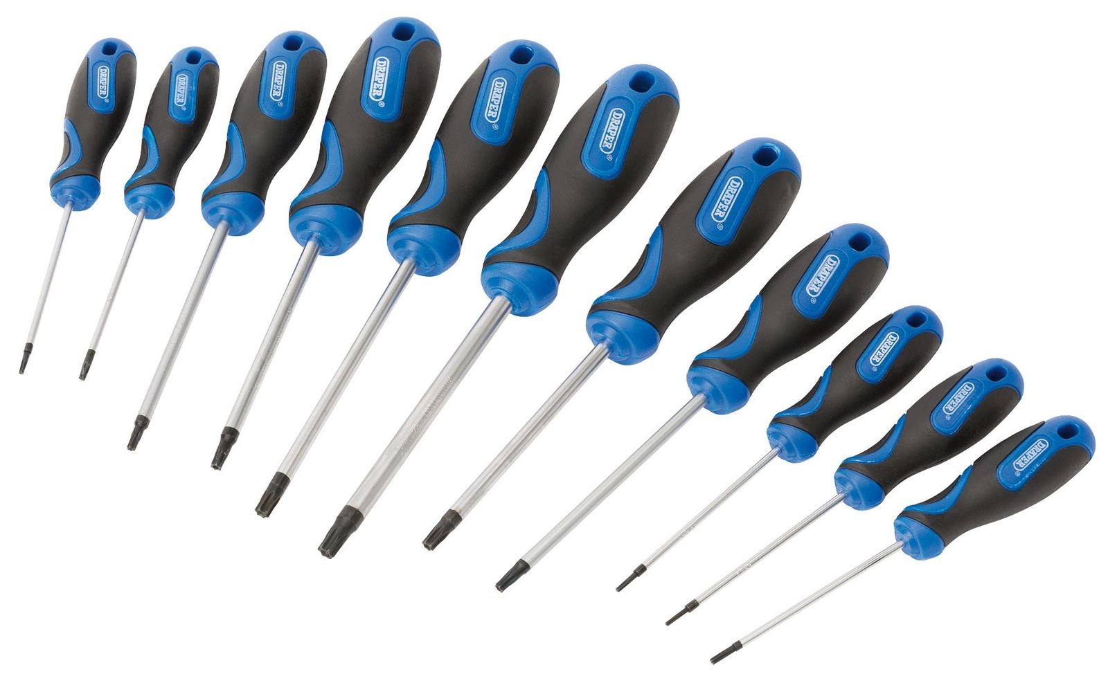 Draper 34253 - Set di cacciaviti a stella Torx Tx Tx T6-T40T, 11 pezzi, colore: