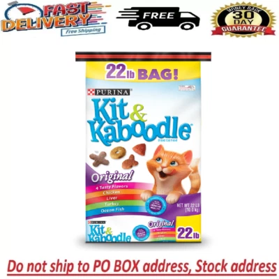 PURINA Kit & Kaboodle Dry Cat Food, Original, 13/16/22/30 Lb. Bag