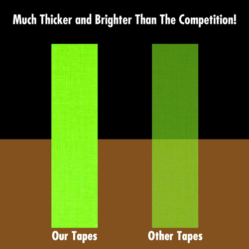 UV Blacklight Reactive Fluorescent Cloth/Neon Gaffer Tape, Super Bright Spike Ta - Picture 2 of 6