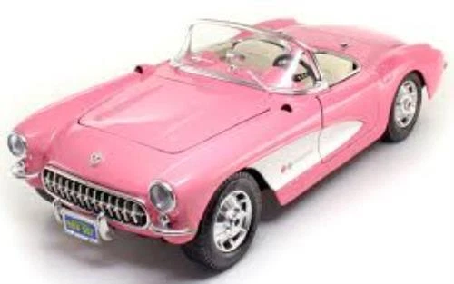 Chevy Corvette Convertible '57 1:18 Bburago (Burago) negro, rosa, rojo o plata Foto 2 de 4