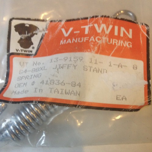 13-9159 JIFFY KICKSTAND SPRING 84-88 XL SPORTSTER HARLEY OEM 41836-84 NOS - Bild 2 von 2