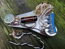 Solderless Strat Harness .047 BlackBeauty Bourns 250k Pots Oak 5/w KellingSound 