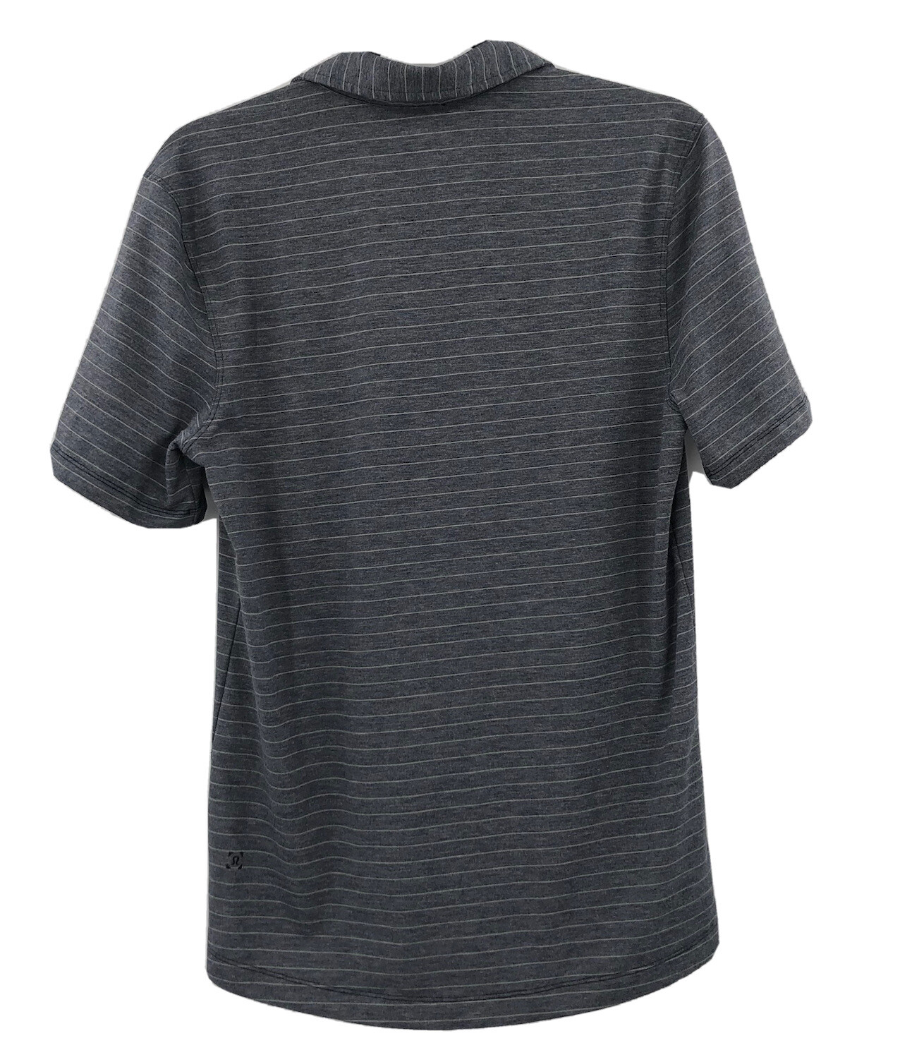 Lululemon Evolution Striped Polo Gray Active Golf… - image 2