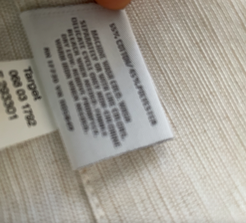 Paneles de cortina a rayas con ojal texturizado objetivo IKEA blanco MATILDA MILDRID - Imagen 26 de 162