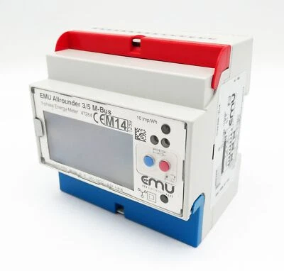 EMU Electronic Allrounder 3/5 M-Bus M14 3x230/400V Sw:1.4 Energiezähler -used- - Bild 1 von 4