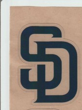 San Diego Padres FULL SIZE MLB BASEBALL BATTING HELMET DECAL / WINDOW STICKER