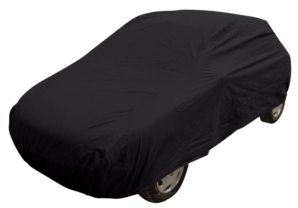 Black Breathable Full Car Cover for a Toyota IQ  - Indoors & Outdoors - Image 2 of 4