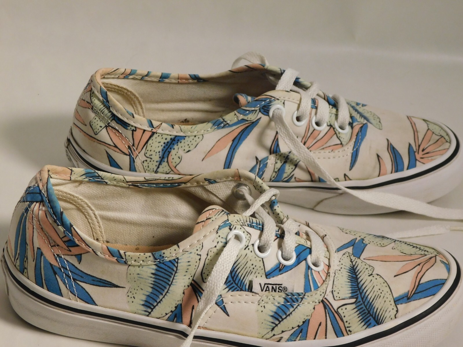 Vans Hawaiian Palms Print Shoes Mens 5 Womens 6.5-image