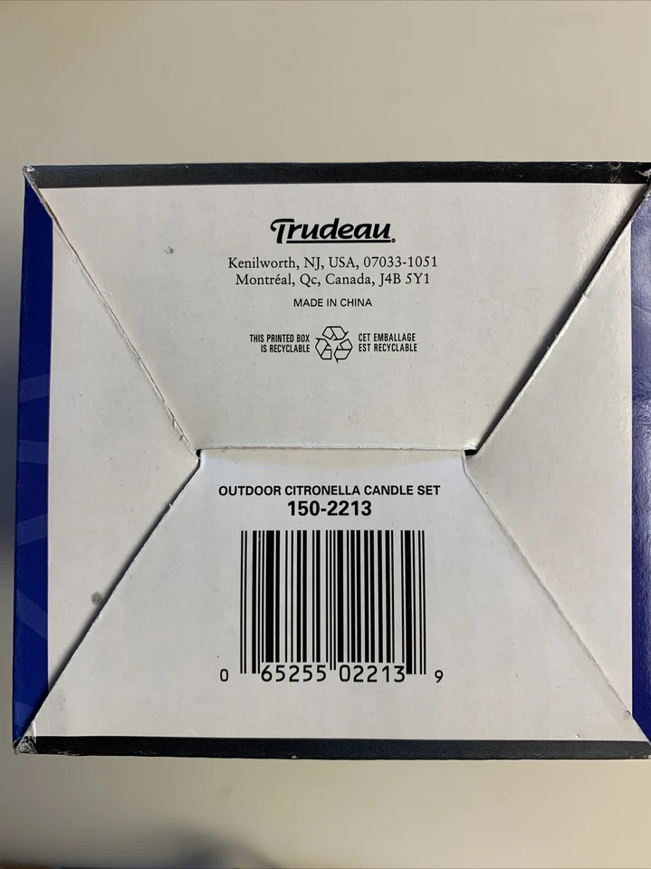 Citronella Outdoor Candle & Terracotta Stand Trudeau SameDayHandling &Fast USPS - Image 2 of 4