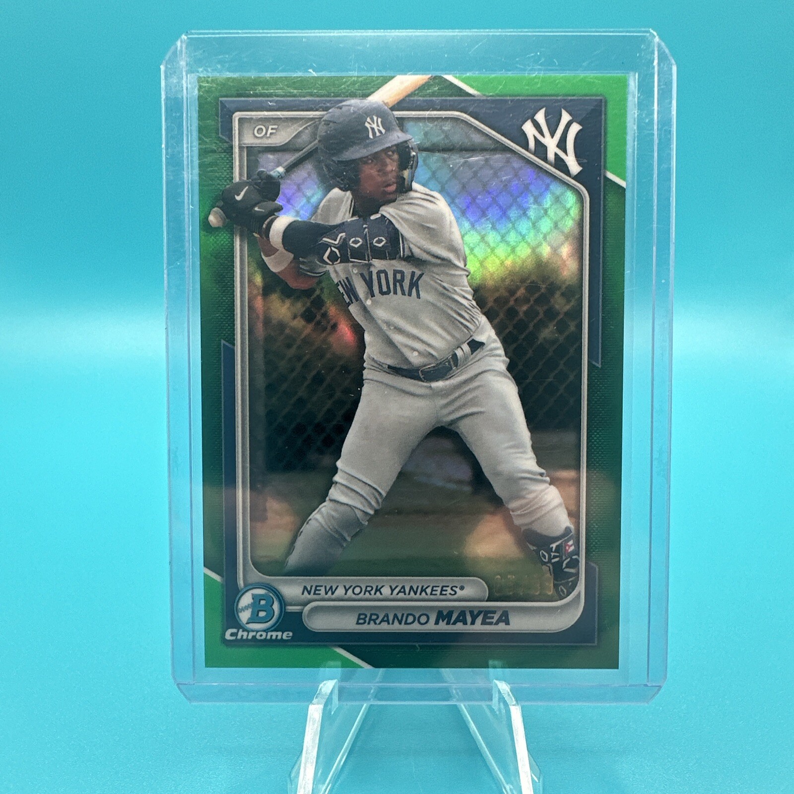 2024 Bowman BCP-84 Brandon Mayea - Green grass refractor 99/99