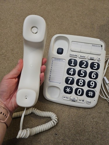 BT Large Button Telephone Corded Landline - Zdjęcie 2 z 8