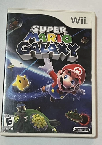 Super Mario Galaxy Nintendo Wii, 2007 - Working- No Manual