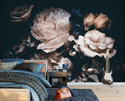 3D Retro Flower O2748 Wallpaper Wall Murals Removable Wallpaper Sticker Eve