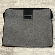 BVLGARI Zip Close Makeup Bag Travel Toiletries Silver Gray Sparkle