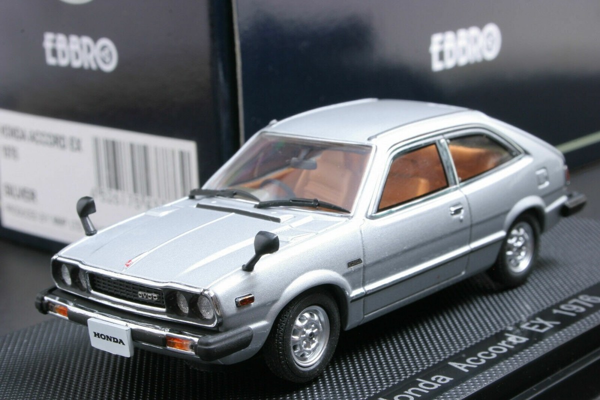 EBBRO 1:43 SCALE 1976 HONDA ACCORD EX CVCC 3-DOOR HATCHBACK DIE