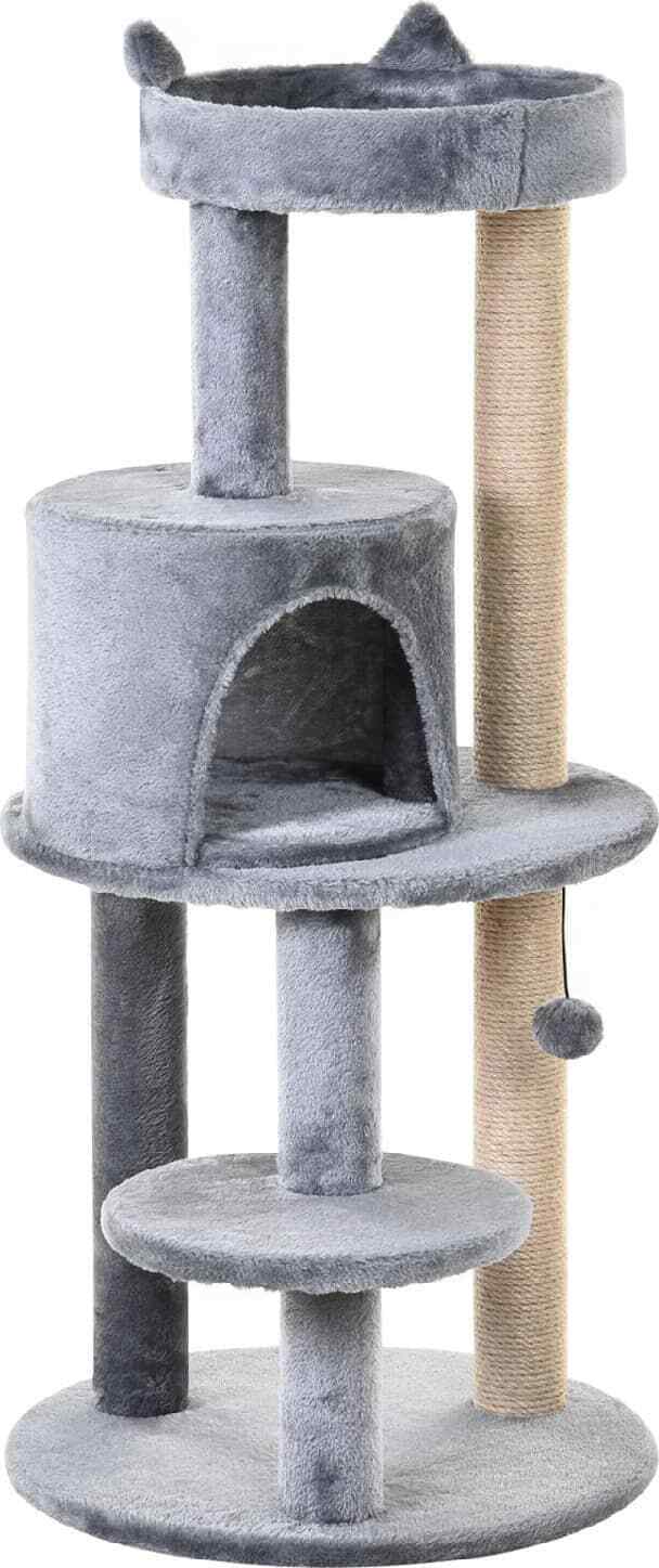 Torre per Gatti AllMyPets D30D74GY: Benessere e Gioco su 3 Livelli