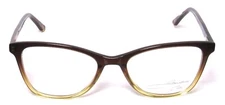 JONATHAN CATE Tess Eyeglass/Glasses Frames 51-18-140 Brown/Amber NEW 