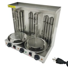 Electric Turkish Barbecue Machine 3 Head Grill U-shaped Heating Tube 3.6KW 110V