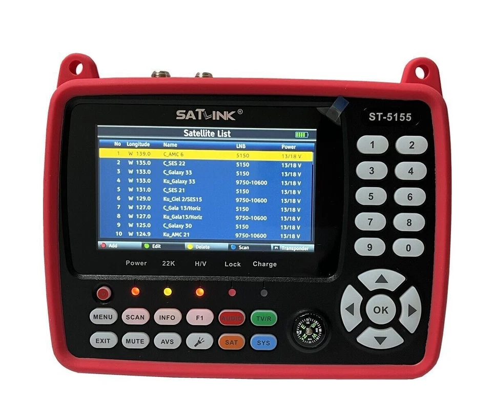 SATLINK ST-5155 Satellite TV Receiver DVB-S/S2/T/T2/C Combo Meter HD H.265 10Bit - Image 4 of 4