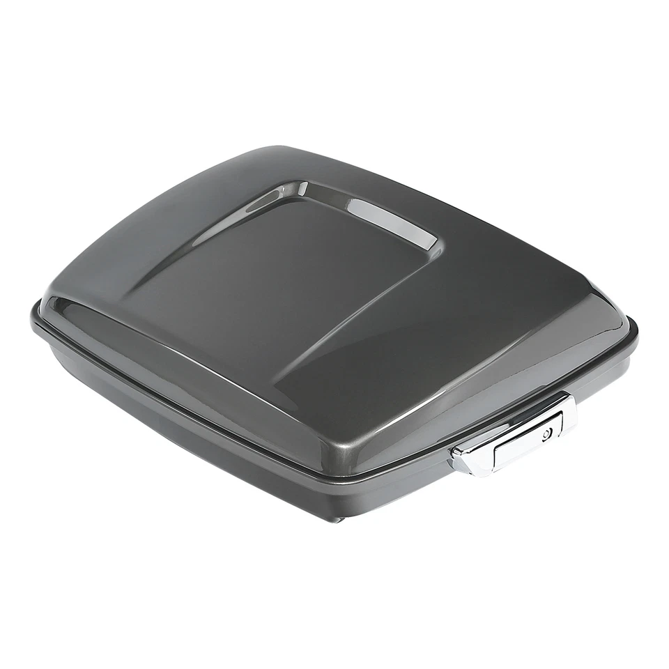 Baúl de afeitar apto para Harley Touring Street Glide FLHX 14-25 gris industrial Foto 4 de 4