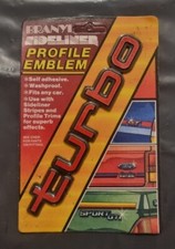 Retro Max Power Red Turbo Car Badge Branyl Fast Ford RS Vauxhall Bmw Audi Vw