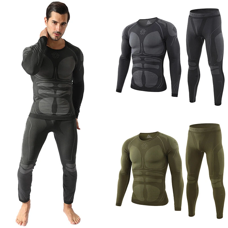 Men's Thermal Underwear Set Soft Long Johns Winter Warm Base Layer Top & Bottom
Opens in a new windo