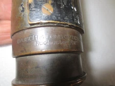 Brass Bausch & Lomb MK II Mod I 636 Telescope Ancient 23" Military?