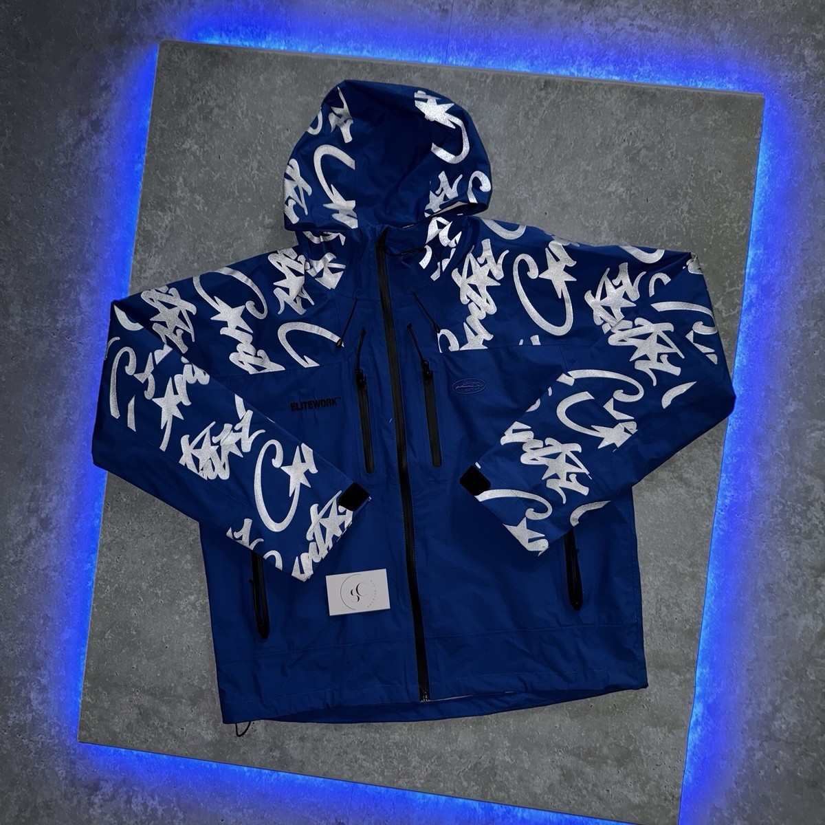 Corteiz Elitework Shell Jacket - Blue