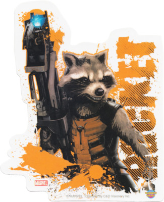 Sticker - Rocket Raccoon Gun Guardians of the Galaxy Marvel 5.13