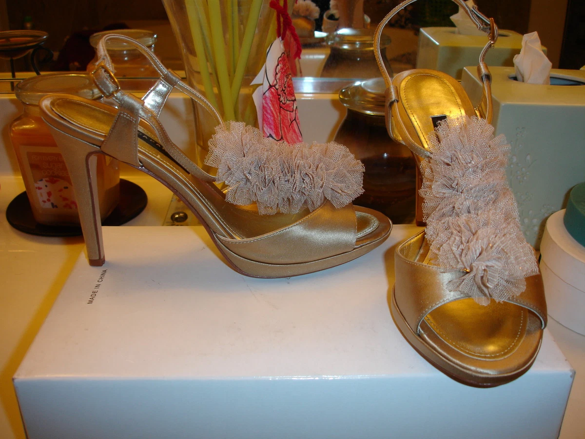 Caparros gold shoes clearance