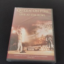 Queen On Fire Live at the Bowl 2-Disc DVD Box Set Bonus Footage unopened 