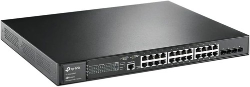 TP-Link TL-SG3428MP 28-Port Gigabit L2+ Managed Switch mit 24 PoE+ Ports, Schwar - Photo 4/7