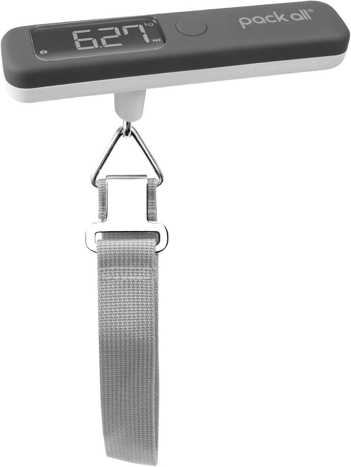 110 Lbs Digital Handheld Luggage Scale with Backlit LCD Display, Battery
