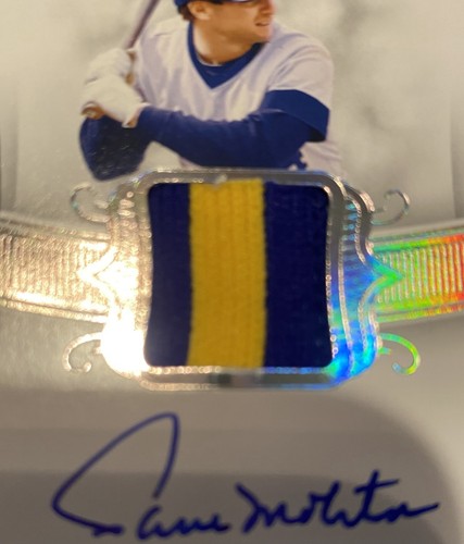 Flawless Paul Molitor Patch Auto /10! HOF Twins Brewers Legend Great PC Add