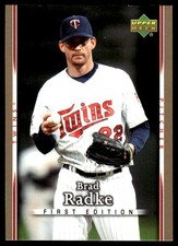 Brad Radke 2007 Upper Deck First Edition #116 Twins MLB READ FREE SHIPPING