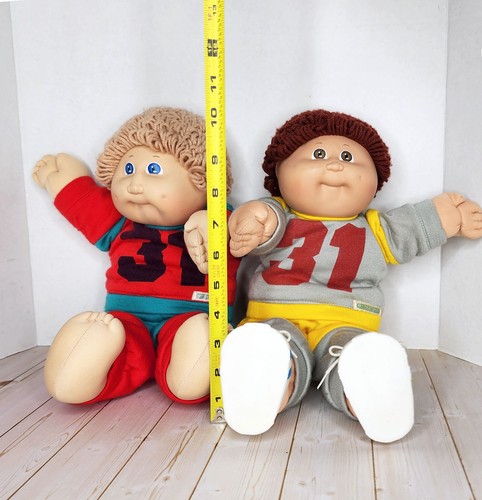 Vintage Coleco Cabbage Patch Kid Football Player Retro Boy Dolls 1982 - Bild 7 von 7
