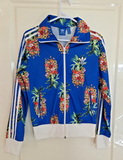ADIDAS x Originals 2014 FARM RIO Floral Pineapple track jacket size UK 12 EUC