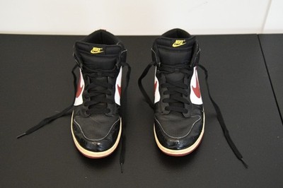 Nike Dunk High 2008 Black Varsity Red 317982-061 Size 13