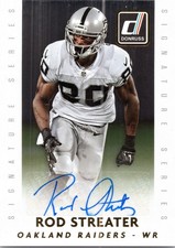 2015 Donruss ROD STREATER #DSS-RS Signature Series AUTO - NFL RAIDERS