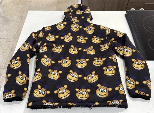 FNAF Rare Reversible Jacket Lumen Theorywear Five Nights at Freddy's Size L NWT image 10