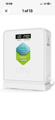 UMI LX-2000 Step Up Voltage Converter 110v to 220v | European & Asian Appliances