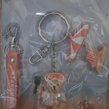 Starbucks Sand Play Bearista Keychain   Brand New