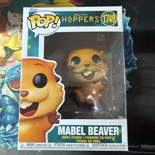 Funko POP! Hoppers Mabel Beaver Disney Pixar Figure 1749 + Protector