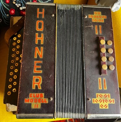 Hohner Club Modell II - Akkordeon - 20er Jahre Vintage - Volksinstrument FÜR REPARATUR